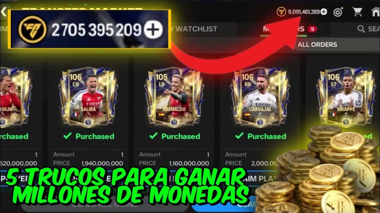 como obtener mas monedas en fifa mobile