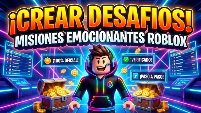 Como crear desafios y misiones emocionantes en Roblox: guía